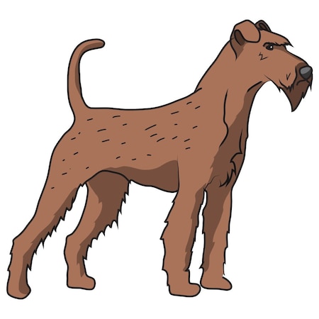 Signmission Irish Terrier Dog Decal, Dog Lover Decor Vinyl Sticker D-12-Irish Terrier